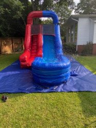 12' Fire N Ice  Inflatable Slide Wet/Dry